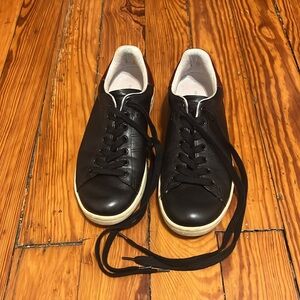 Isabel Marant Bart Black Leather Low Top Sneakers in Size 38